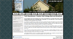Desktop Screenshot of claxtonhallcottage.com